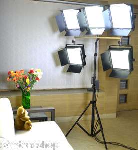 Camtree 5pc Video 600 LED Light Studio dimmer lighting  