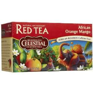 Celestial Seasonings African Orange Mango Red Tea Bags, 20 ct  
