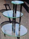 Italian Art Deco Moderne Fontana Arte Three Tier Table