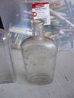 Vintage Glass Bottle Warranted Flask Union Made LOOK