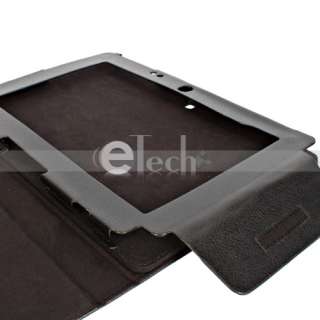 New Leather Stand Cover Case for Acer Iconia Tab W500 Black  