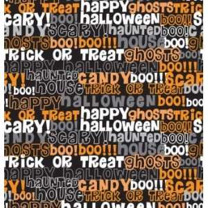  Halloween Tricks & Candy Plastic Tablecloth 54 x 108 