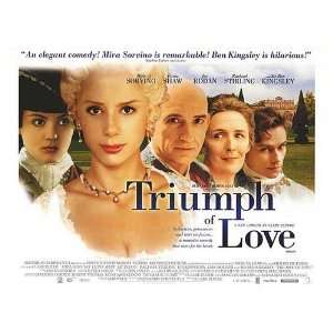 Triumph Of Love Original Movie Poster, 40 x 30 (2001 