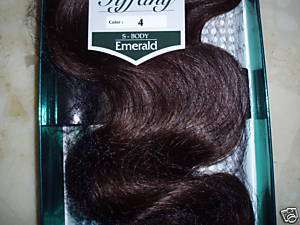 TIFFANY Remy EMERALD WEAVE 14 100% HUMAN HAIR #4  