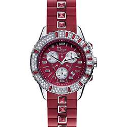 Christian Dior Christal Ruby Red Womens Watch  
