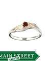 Gold and Sterling Silver January Birthstone Ring
