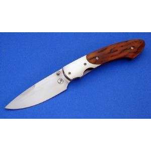 William Henry Knives T12 A Spearpoint Amber Bone Pocket Folder Knife 