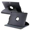 Black 360 degree Swivel Leather Case for Asus Eee Pad Transformer