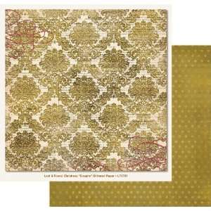   Christmas Double Sided Glitter Paper 12X12 Boughs: Arts, Crafts