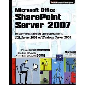  Microsoft Office SharePoint Server 2007 (9782746050600 
