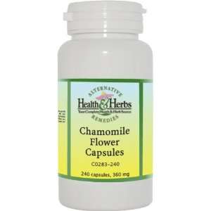 Alternative Health & Herbs Remedies Chamomile Flower Capsules, 240 