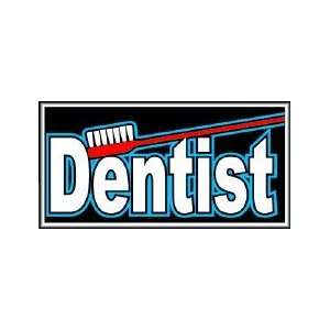  Dentist Backlit Sign 15 x 30
