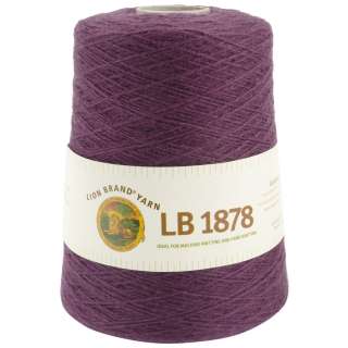Lion Brand LB 1878 17.6 oz Plum Wool Yarn  