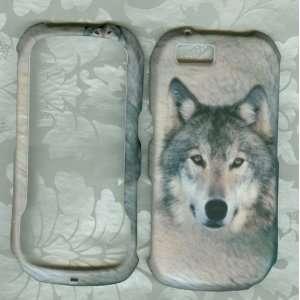  rubberized wolf new motorola i1 Sprint phone cover case 