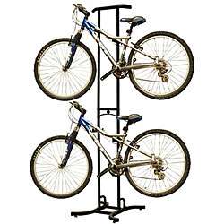 Freestanding Dual Bike Storage Rack System  
