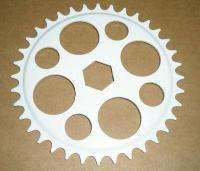 WHITE YOUTH JUNIOR BMX BICYCLE CHAIN RING PARTS 365  