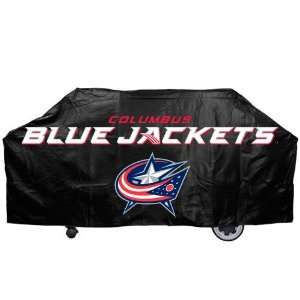  NHL Columbus Blue Jackets Black Grill Cover: Sports 