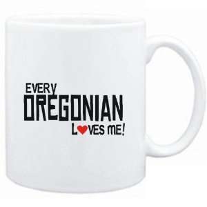   Mug White  EVERY Oregonian LOVES ME  Usa States