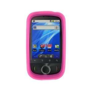   Silicone Phone Cover Skin Case Transparent Hot Pink For T Mobile Comet