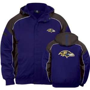  Baltimore Ravens Field Power Heavyweight Jacket: Sports 