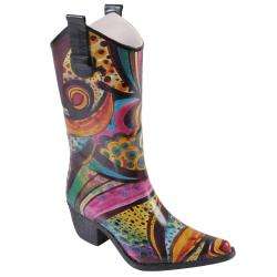 Journee Collection Womens Cowboy Style Fashion Rainboots   
