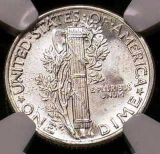 1937 10 Cents Mercury Dime NGC MS65 FB  