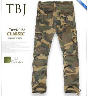   Combat Mens Camouflage Trouser Cargo Pants Camo Size S XXXL FREE SHIP