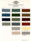 1936 CHRYSLER COLOR SAMPLE CHIPS CARD OEM COLORS items in 
