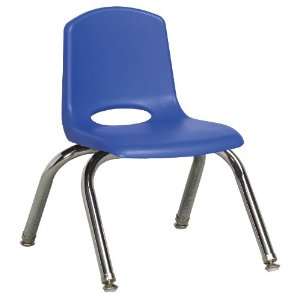 14 Stack Chair Chrm BLw/Glide