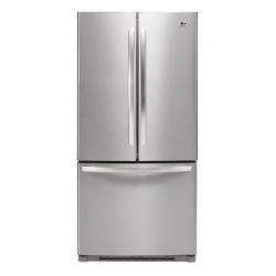 LG 23 cubic foot French Door Stainless Steel Refrigerator  Overstock 