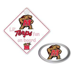 Maryland Terrapins NCAA Family Auto Fan Kit  Sports 