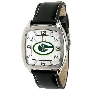  Green Bay Packers Mens Retro Style Watch Leather Band 