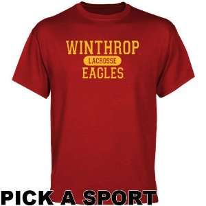  Winthrop Eagles Custom Sport T shirt   Cardinal Sports 