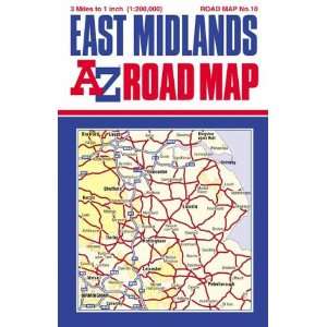  East Midlands Road Map (Road Maps) (9780850399271 