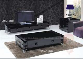 79L Black Modern Style Hi Gloss TV Stand Table CNT21BK  