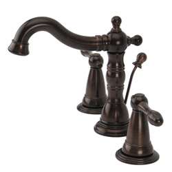 Fontaine Monarch Wide Spread Brushed Bronze Bathroom Faucet 