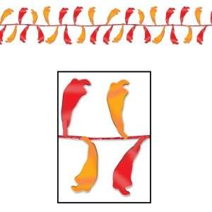   By Beistle Company Fiesta Chili Pepper Wire Garland 