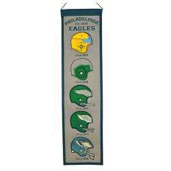 Philadelphia Eagles Wool Heritage Banner  Overstock
