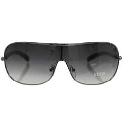 Guess Womens Metal Frame Wrap Style Sunglasses  