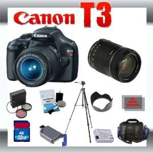  12.2MP Digital Camera with Canon 18 55mm and 18 135mm Lens for Canon 
