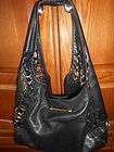 Michael Kors Black Leather and chain Hobo Handbag w/ coin purse/bag $ 