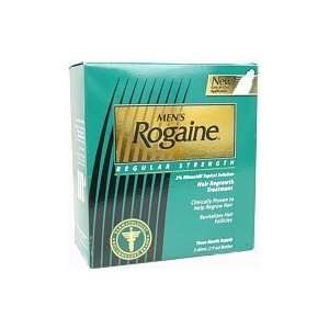  Rogaine For Men, 2% Minoxidil, 3  60 mL bottles Beauty