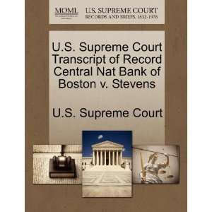  U.S. Supreme Court Transcript of Record Central Nat Bank 