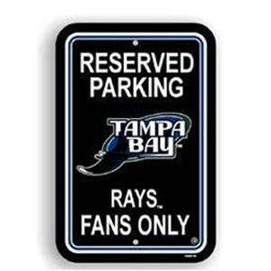 Tampa Bay Rays Sports Team Parking Sign 