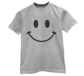 Retro Smiley Face T Shirt funny cool tee 80s look  