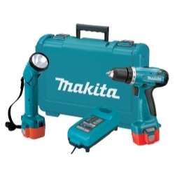 Makita 9.6V Cordless 3/8 Driver Drill and Flashlight Kit 088381091039 