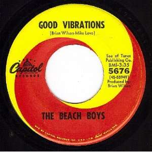   Vibrations/Lets Go Away For Awhile (VG+ 45 rpm) The Beach Boys