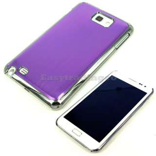 Chrome Aluminum Metal Plated Hard Case Samsung Galaxy Note AT&T i9220 