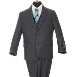 Ferrecci Boys Dark Grey 3 piece Suit  Overstock