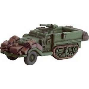   Axis and Allies Miniatures M3 Half Track # 23   D Day Toys & Games
